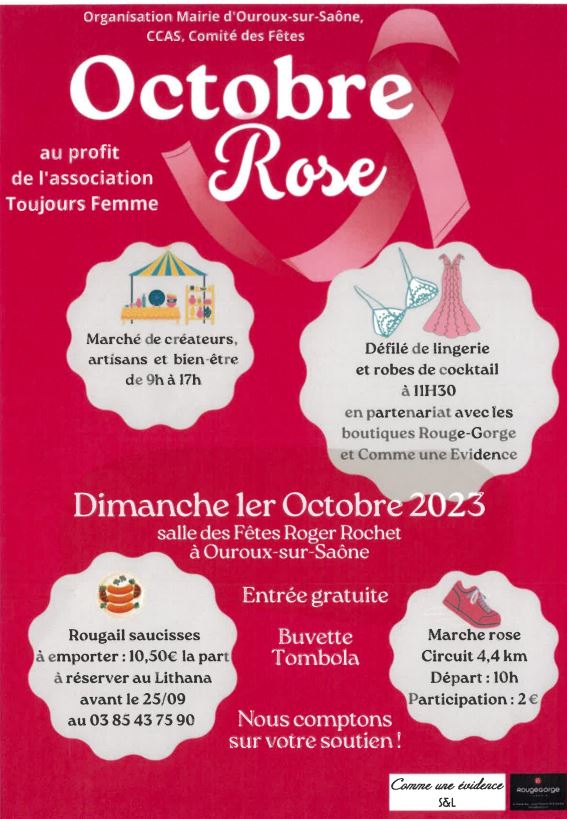 Lire la suite à propos de l’article Octobre rose à Ouroux